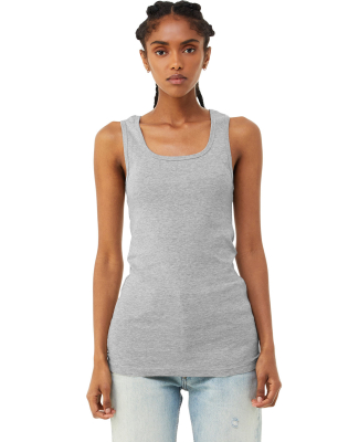 Bella + Canvas 1081 Ladies' Micro Ribbed Tank in Athletic heather