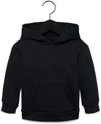 Bella + Canvas 3719T Toddler Sponge Fleece Pullove BLACK