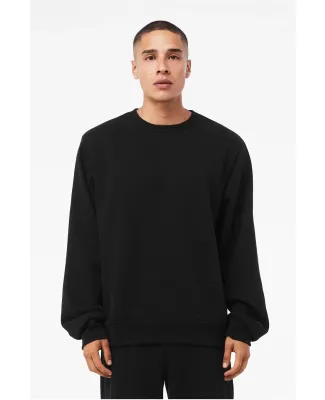 Bella + Canvas 3911 Unisex Classic Crewneck Sweats BLACK