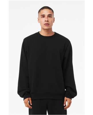 Bella + Canvas 3911 Unisex Classic Crewneck Sweats in Black