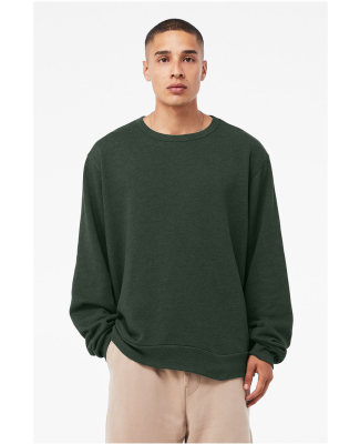 Bella + Canvas 3911 Unisex Classic Crewneck Sweats in Heather forest