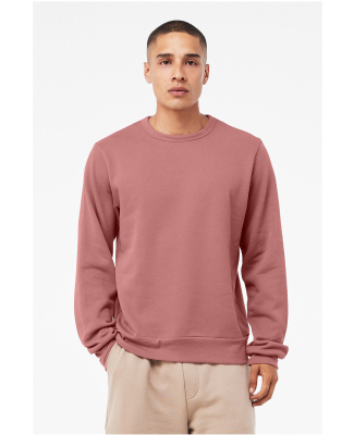 Bella + Canvas 3911 Unisex Classic Crewneck Sweats in Mauve
