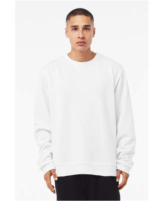Bella + Canvas 3911 Unisex Classic Crewneck Sweats in White
