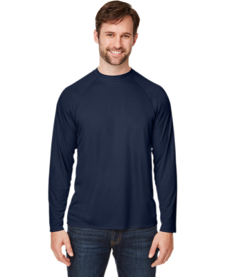 Core 365 CE110 Unisex Ultra UVP™ Long-Sleeve Rag in Classic navy