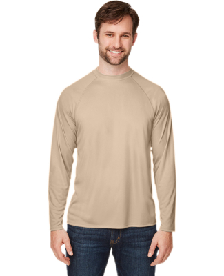 Core 365 CE110 Unisex Ultra UVP™ Long-Sleeve Rag in Stone