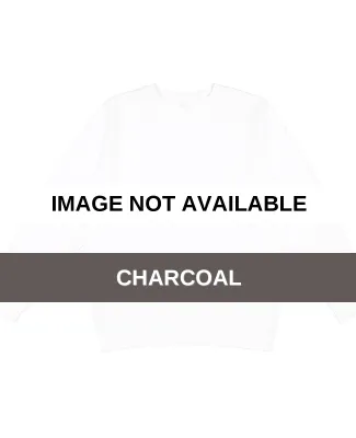 LA T 6925 Unisex Eleveated Fleece Sweatshirt Charcoal