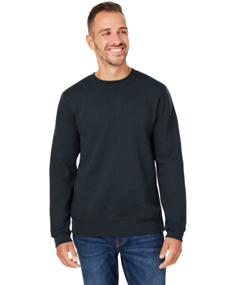 J America 8424JA Unisex Premium Fleece Sweatshirt in Navy