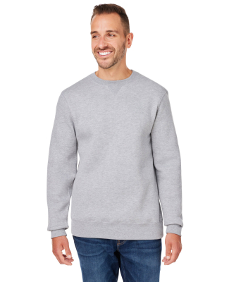 J America 8424JA Unisex Premium Fleece Sweatshirt in Oxford