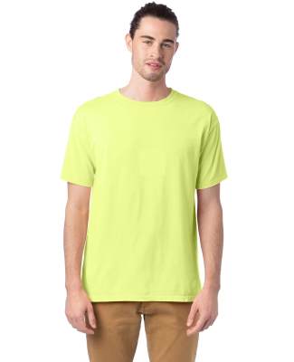 Hanes GDH100 Men's Garment-Dyed T-Shirt in Chic lime