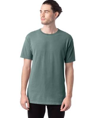 Hanes GDH100 Men's Garment-Dyed T-Shirt in Cypress green