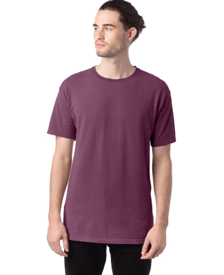 Hanes GDH100 Men's Garment-Dyed T-Shirt in Purple plum raisin
