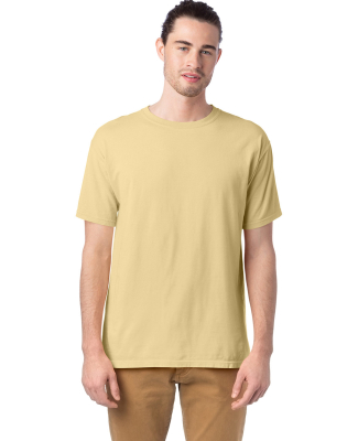 Hanes GDH100 Men's Garment-Dyed T-Shirt in Summer squash yellow