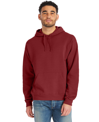 Hanes GDH450 Unisex Pullover Hooded Sweatshirt in Cayenne
