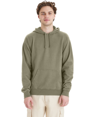 Hanes GDH450 Unisex Pullover Hooded Sweatshirt in Faded fatigue