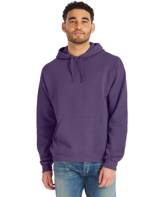 Hanes GDH450 Unisex Pullover Hooded Sweatshirt in Grape soda
