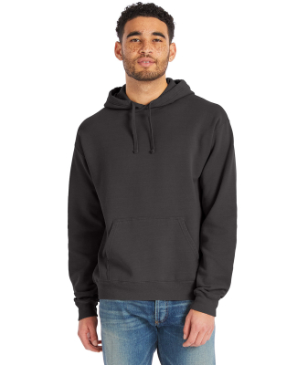 Hanes GDH450 Unisex Pullover Hooded Sweatshirt in New railroad grey