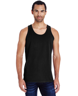 Hanes GDH300 Unisex Garment-Dyed Tank in Black
