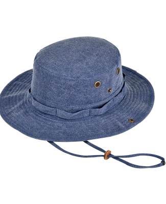 Authentic Pigment AP1923 Pigment Dyed Boonie in Deep navy/ khaki