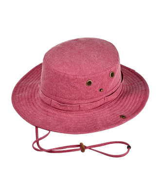 Authentic Pigment AP1923 Pigment Dyed Boonie in Nautical red/ khaki