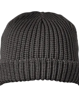 Big Accessories BA698 Dock Beanie in Charcoal
