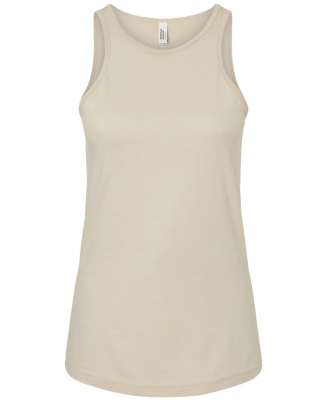 American Apparel 101CVC Ladies' CVC Racerback Tank in Heather bone