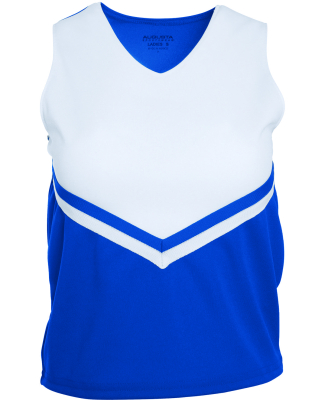 Augusta Sportswear 9110 Ladies' Pride Shell in Royal/ white/ white