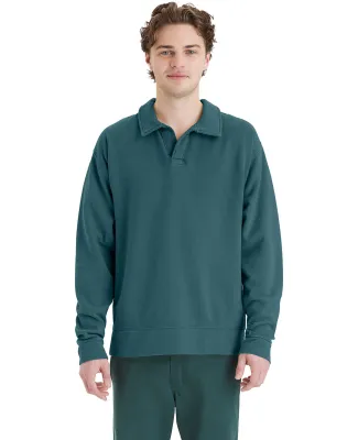 Comfortwash by Hanes GDH490 Unisex Garment Dye Pol in Cactus