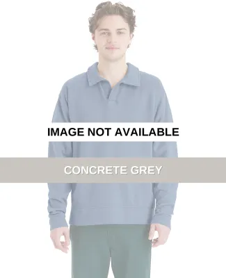 Comfortwash by Hanes GDH490 Unisex Garment Dye Pol Concrete Grey