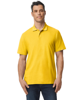 Gildan 64800 Men's Softstyle Double Pique Polo in Daisy
