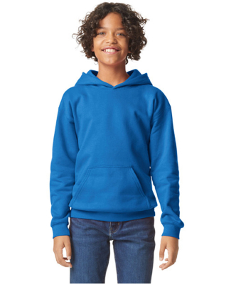 Gildan SF500B Youth Softstyle Midweight Fleece Hoo in Royal
