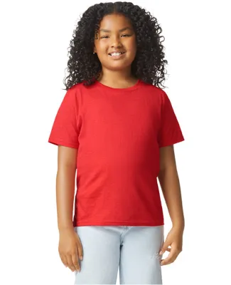 Gildan 67000B Youth Softstyle CVC T-Shirt in Red mist