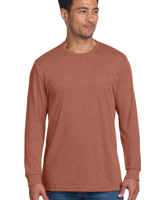 Next Level Apparel 6211 Unisex CVC Long-Sleeve T-S in Heather redwood