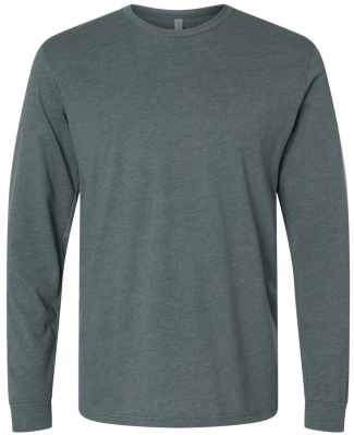 Next Level Apparel 6211 Unisex CVC Long-Sleeve T-S in Indigo