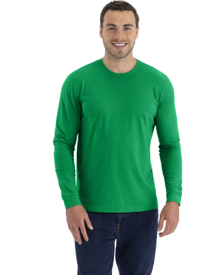 Next Level Apparel 6211 Unisex CVC Long-Sleeve T-S in Kelly green