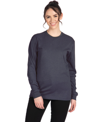 Next Level Apparel 6211 Unisex CVC Long-Sleeve T-S in Midnight navy