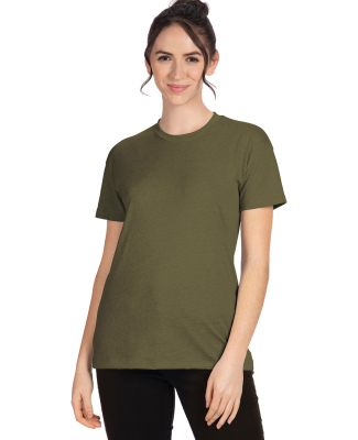 Next Level Apparel 6600 Ladies' Relaxed CVC T-Shir in Military green