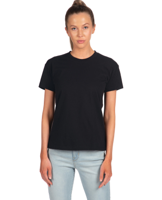 Next Level Apparel 3910 Ladies' Relaxed T-Shirt in Black