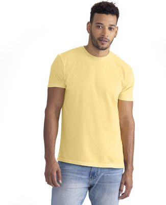 Next Level Apparel 3600SW Unisex Soft Wash T-Shirt in Washed banana cream