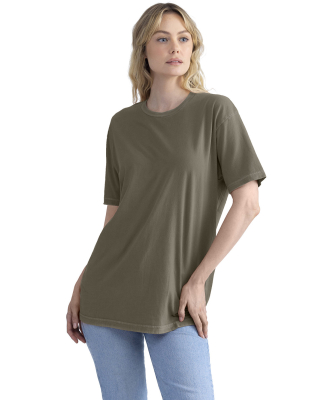Next Level Apparel 3600SW Unisex Soft Wash T-Shirt in Washed military green