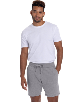 Next Level Apparel 9903 Unisex Fleece Sweatshort in Heather grey