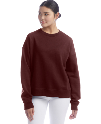 Champion Clothing S650 Ladies' PowerBlend Sweatshi in Maroon