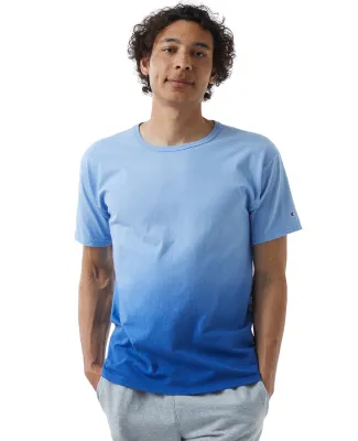 Champion Clothing CD100D Unisex Classic Jersey Dip in Ath royal ombre