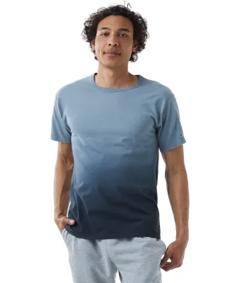 Champion Clothing CD100D Unisex Classic Jersey Dip in Black ombre
