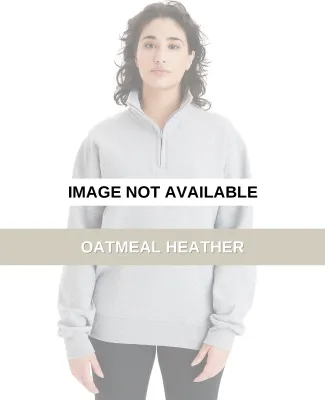 Champion Clothing S450 Unisex Powerblend Quarter-Z Oatmeal Heather