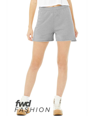 Bella + Canvas 3797 Ladies' Cutoff Sweat Short in Athletic heather