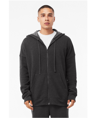 Bella + Canvas 3759 Unisex Sponge Fleece DTM Full- in Dark grey heather