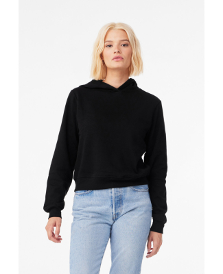 Bella + Canvas 7519 Ladies' Classic Pullover Hoode in Black