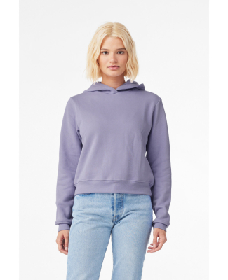 Bella + Canvas 7519 Ladies' Classic Pullover Hoode in Dark lavender