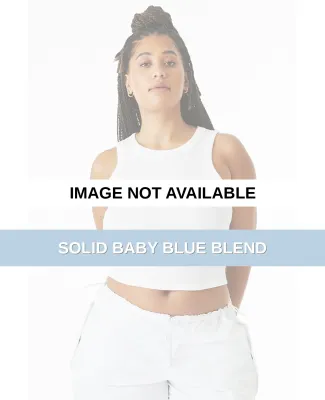 Bella + Canvas 1019 Ladies' Micro Ribbed Racerback Solid Baby Blue Blend