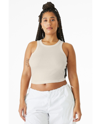 Bella + Canvas 1019 Ladies' Micro Ribbed Racerback in Solid natural blend